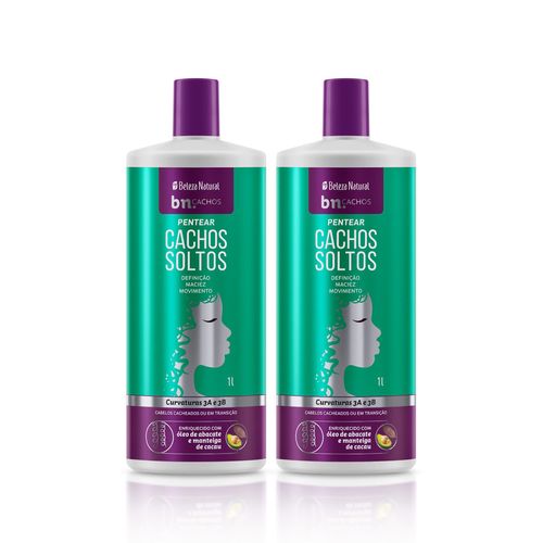 Kit Creme de Pentear Cachos Soltos 1l (2 itens) | bn.Cachos Kit Creme de Pentear Cachos Soltos 1l (2 itens) | bn.Cachos